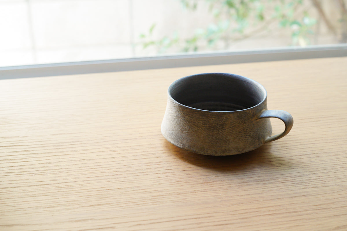 中島智靖 | 枯色引っ搔き スープカップ