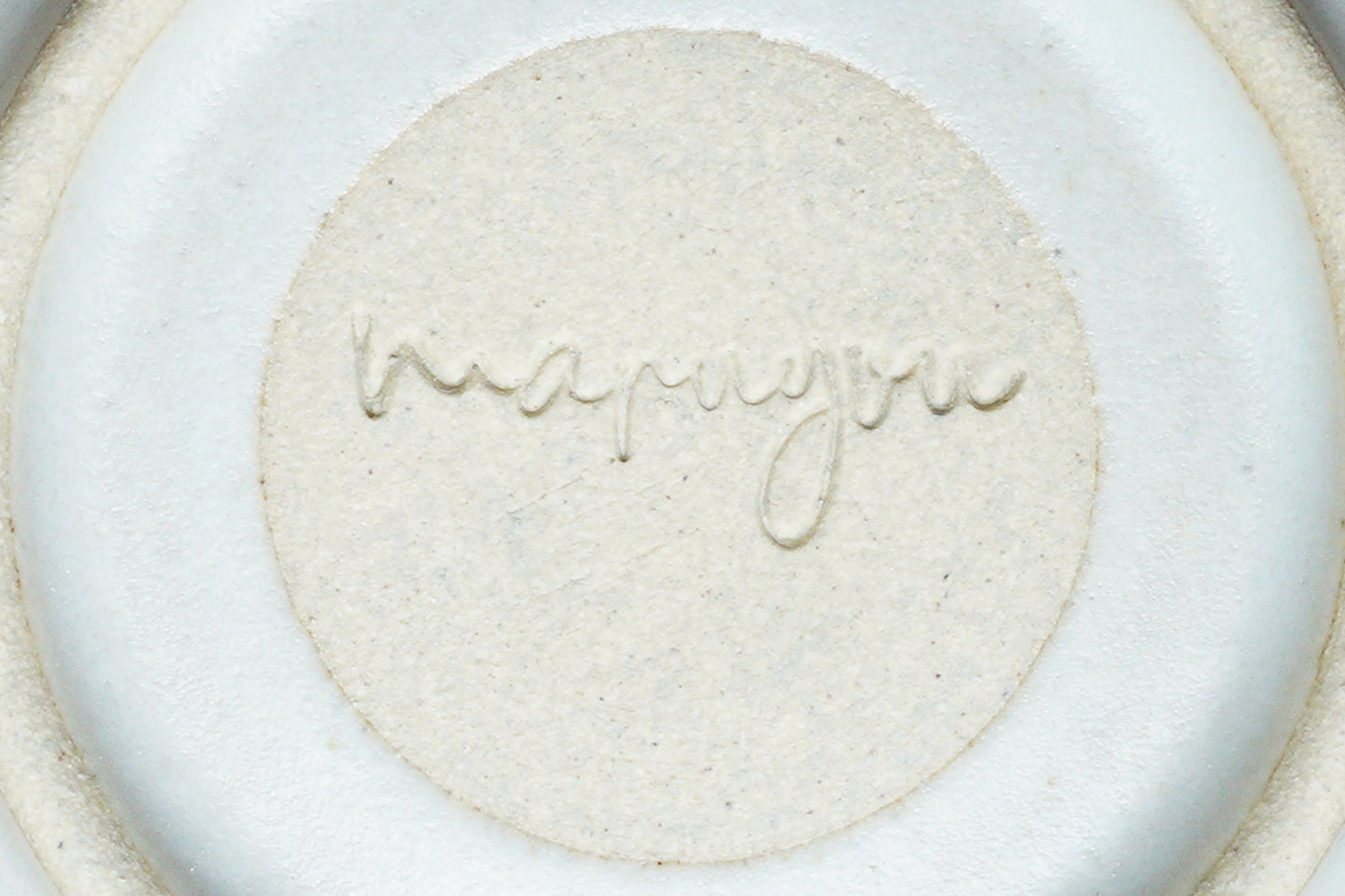 陶房マルヨウ | 稜花豆皿 / 白