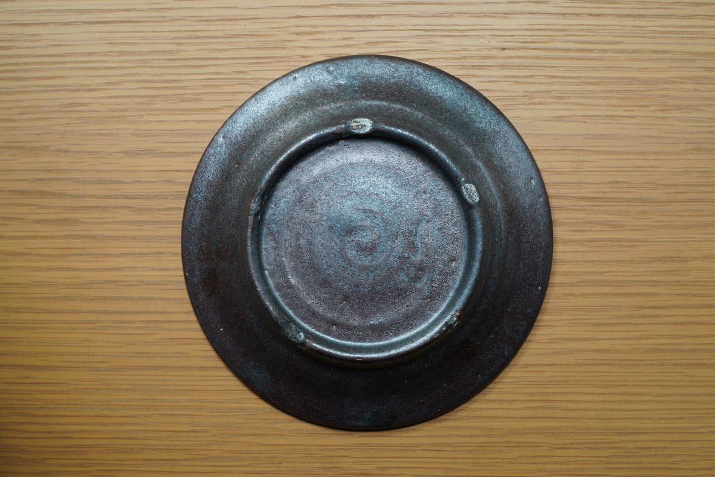 河内啓 | 5寸皿 / アメ釉