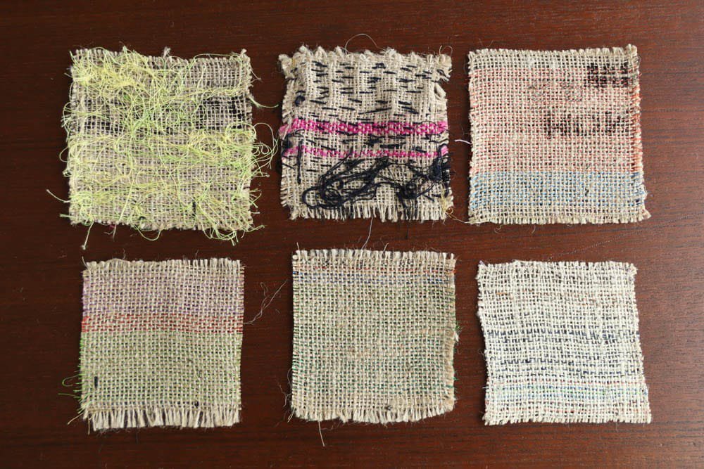 KOMONEST | 麻布 刺繍コースター Page1