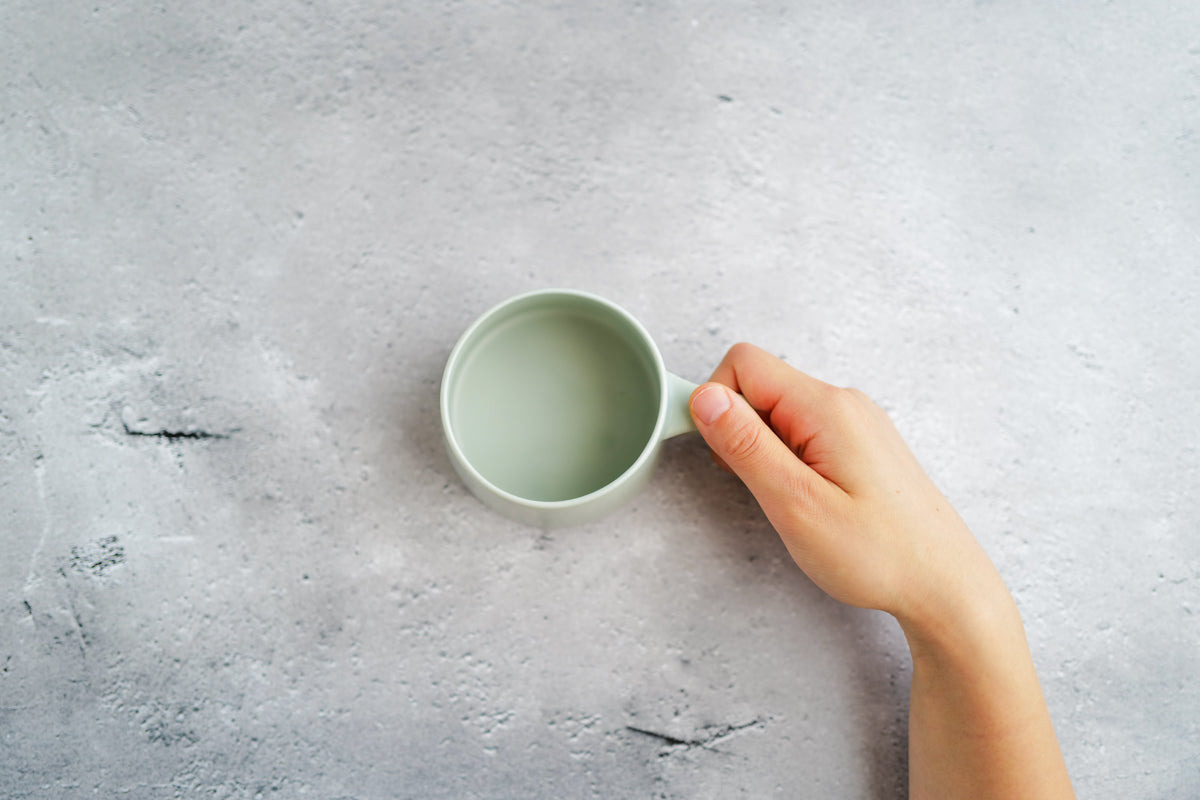KANEAKI SAKAI POTTERY | flat mug / S / ペールブルー