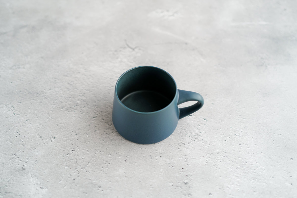 KANEAKI SAKAI POTTERY | flat mug / S / コバルト