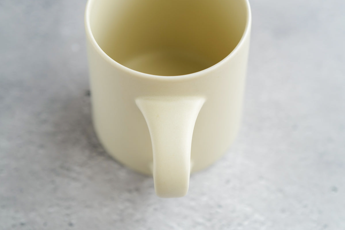KANEAKI SAKAI POTTERY | flat mug / L / アイボリー