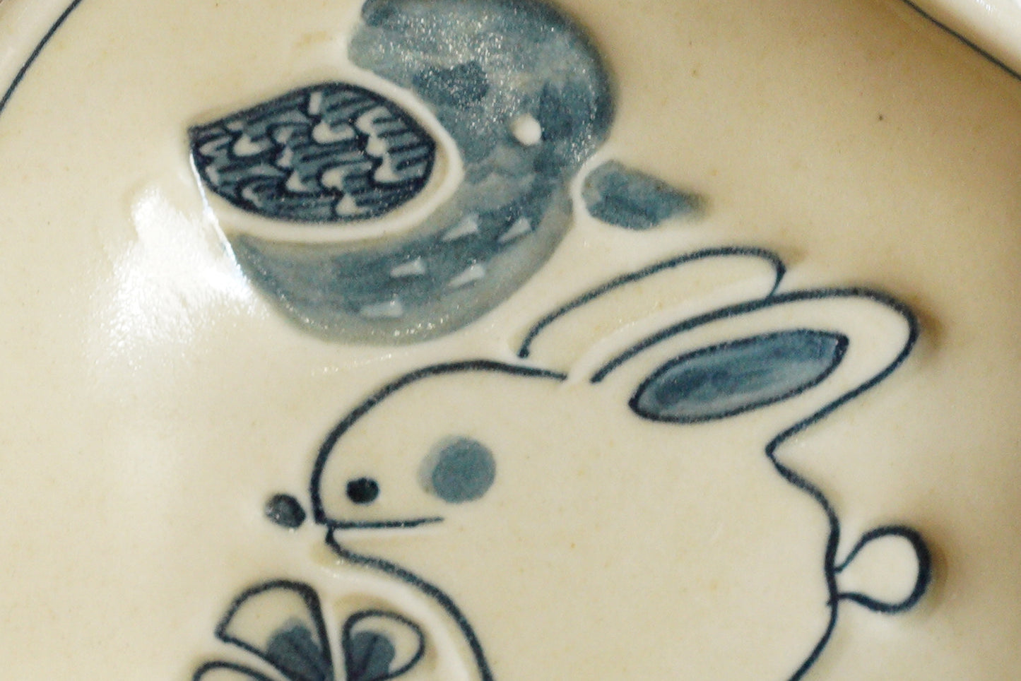新島佐知子 | とりうさぎ小皿