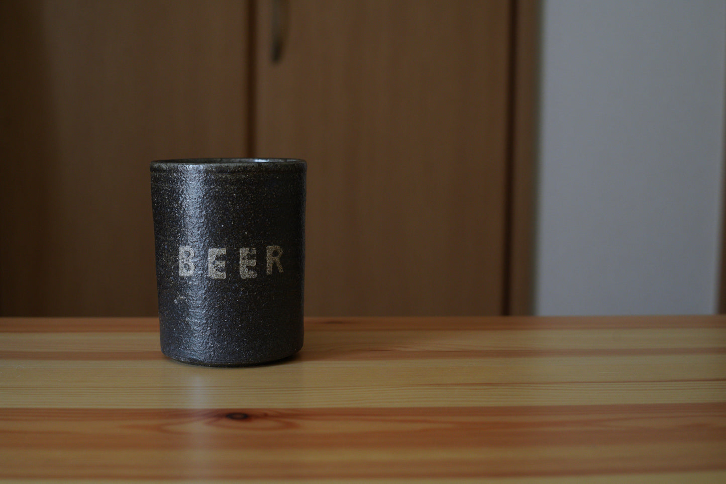 森脇要 | 「BEER」カップ 黒