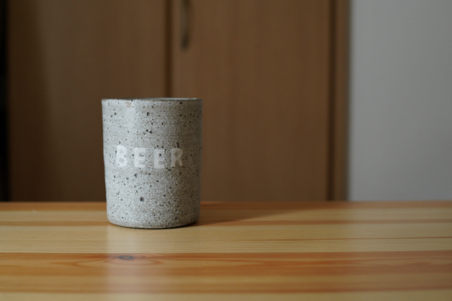 森脇要 | 「BEER」カップ 白