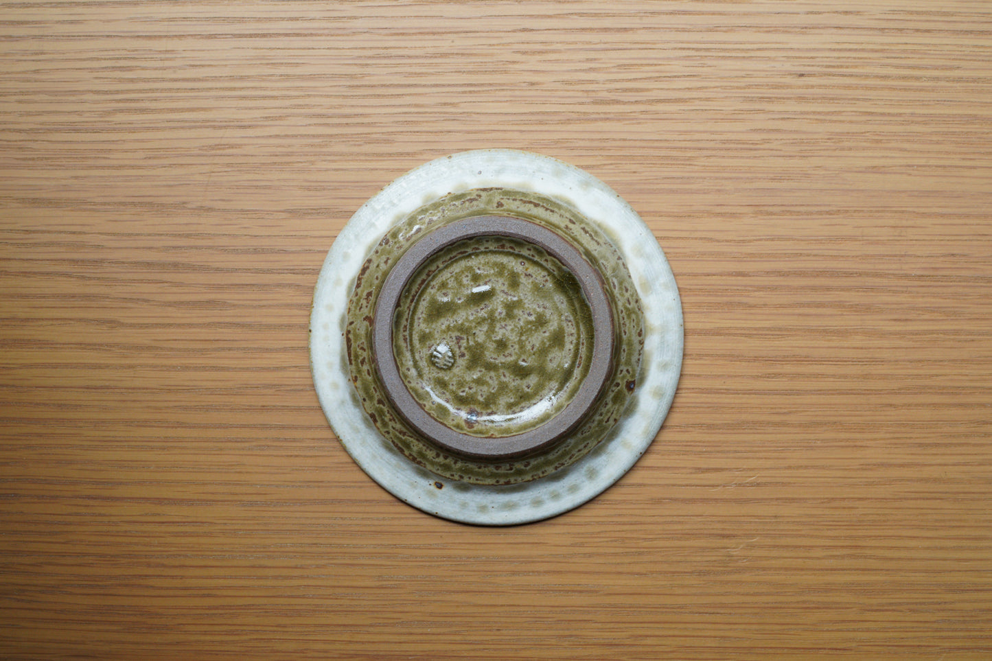戸津圭一郎 | 灰粉引 三島4寸皿