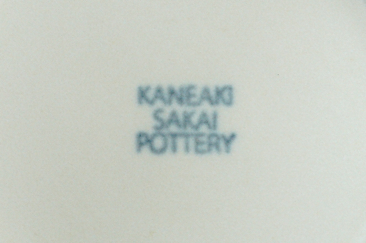 KANEAKI SAKAI POTTERY | flat bowl / アイボリー