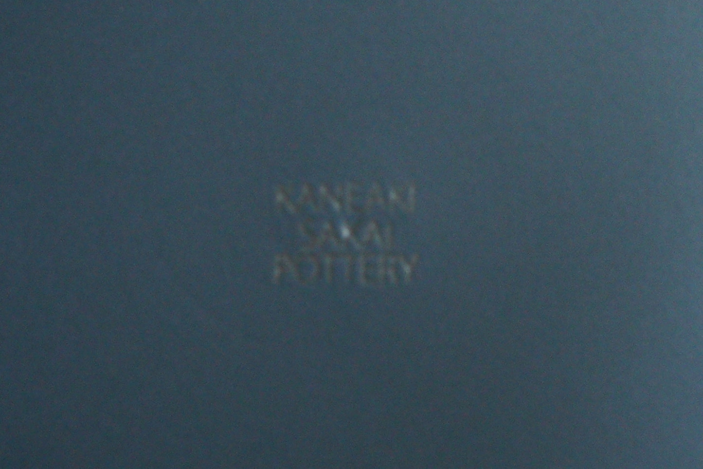 KANEAKI SAKAI POTTERY | flat 7plate / コバルト