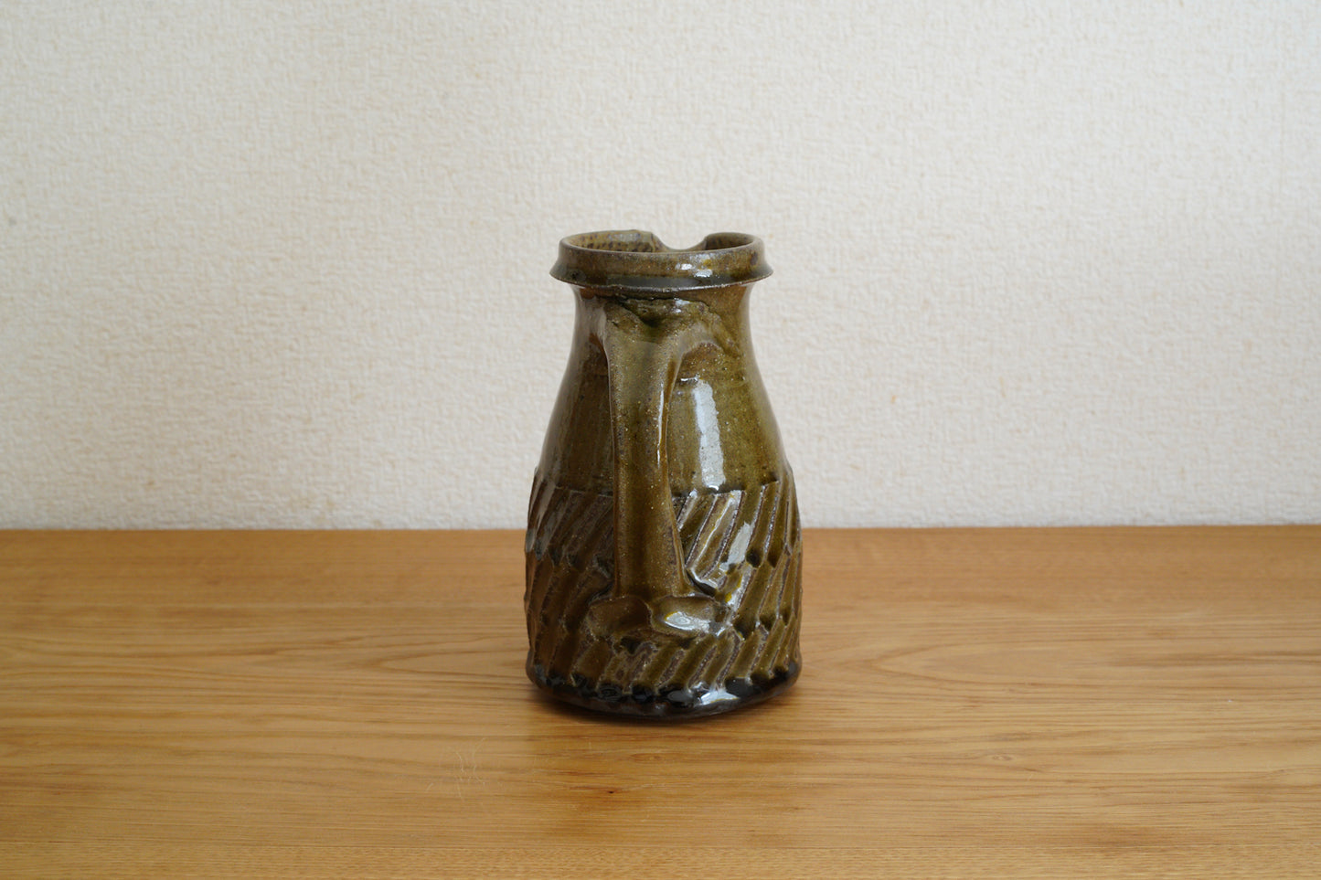 岡村宜治 | 灰釉 ジャグ