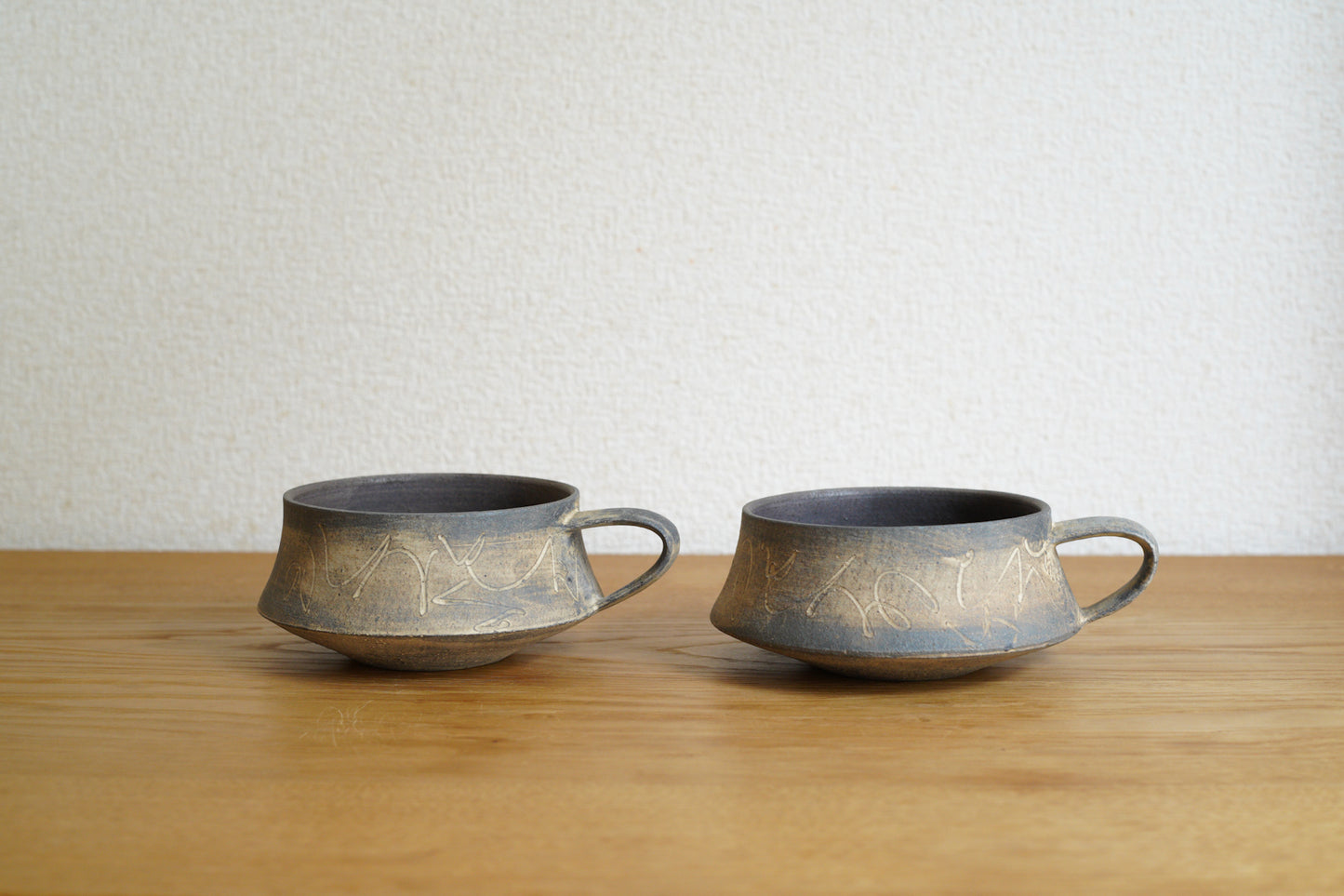 中島智靖 | 枯色線紋 スープカップ