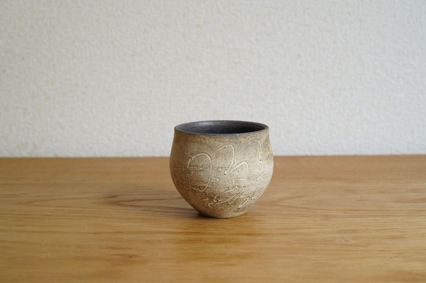 中島智靖 | 枯色線紋 丸茶杯