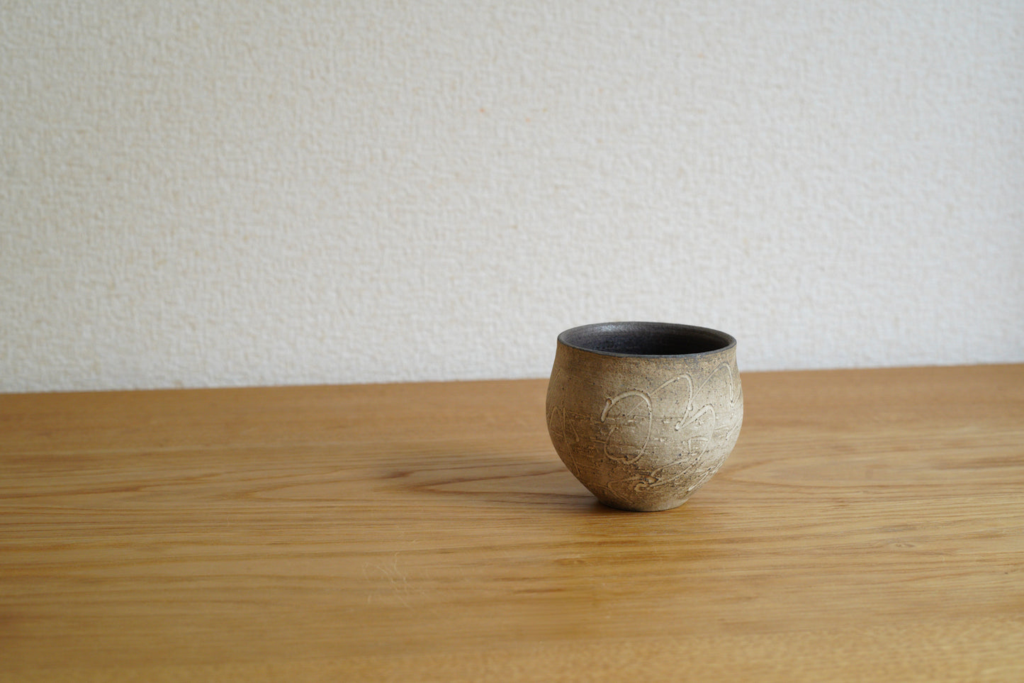中島智靖 | 枯色線紋 丸茶杯