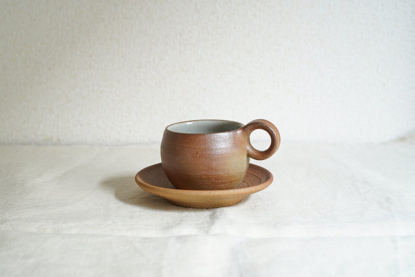 川尻製陶所 | 満月カップ（ソーサー付き）/ S