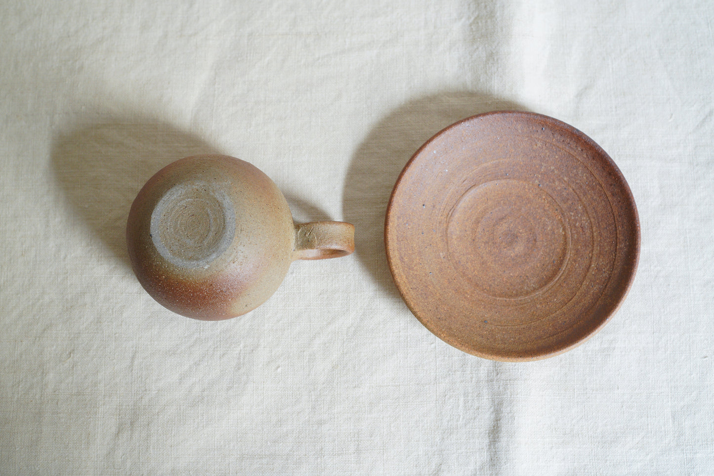 川尻製陶所 | 満月カップ（ソーサー付き）/ S