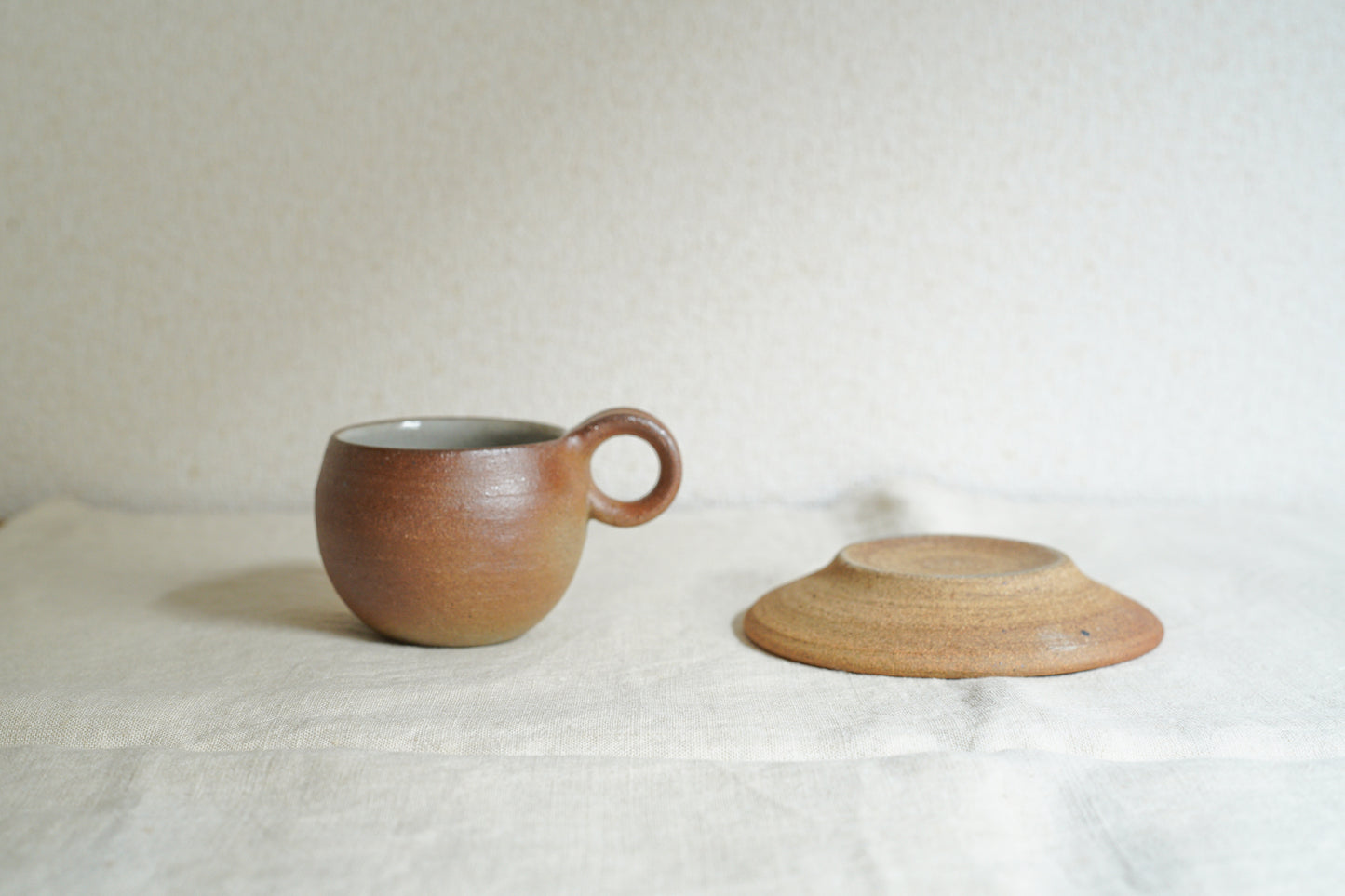 川尻製陶所 | 満月カップ（ソーサー付き）/ S