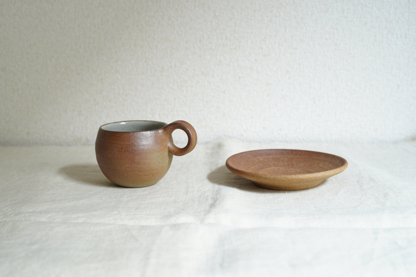 川尻製陶所 | 満月カップ（ソーサー付き）/ S