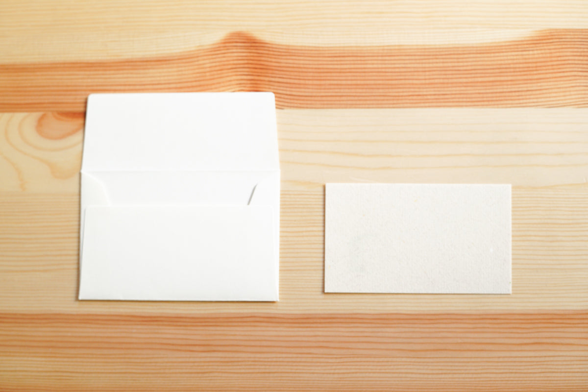 ツメサキの世界 | 手捺しメッセージカード / 食パン