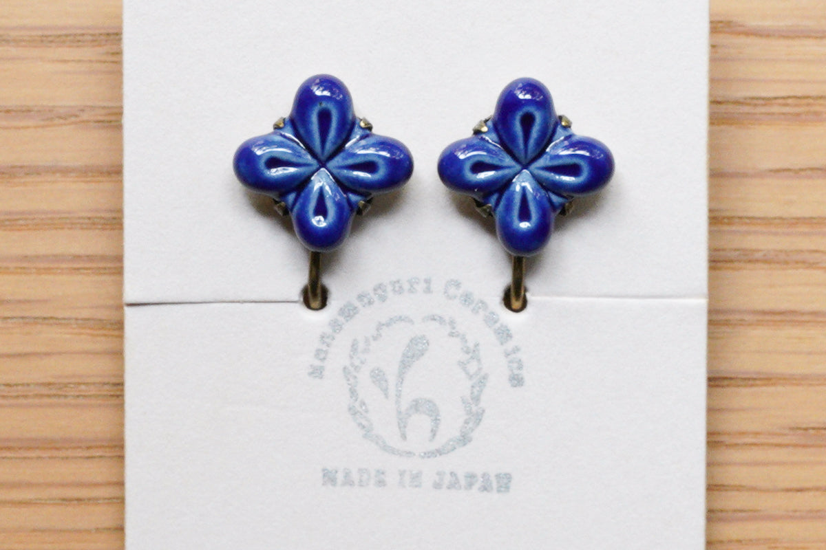 森本浩司 | 花のピアス / 瑠璃