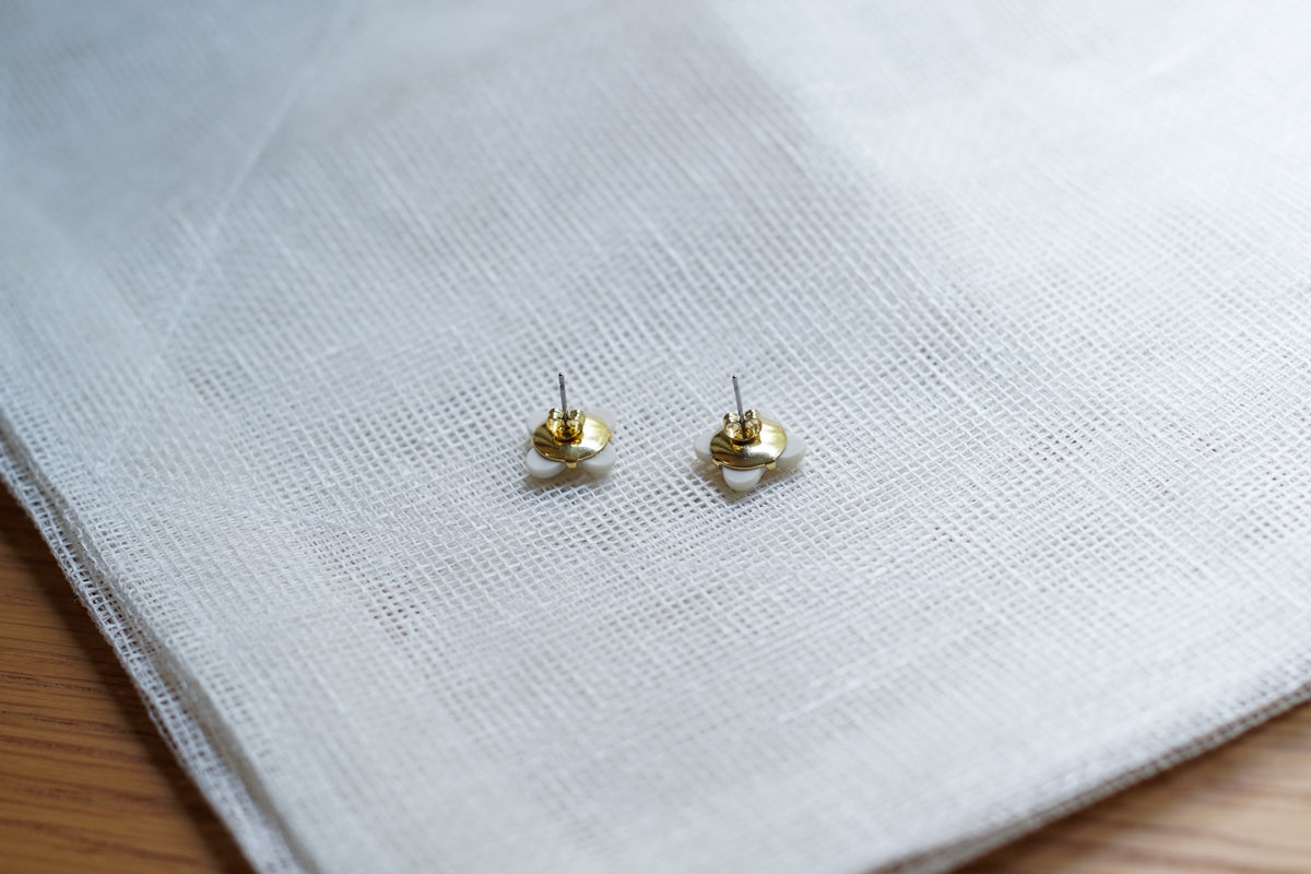 森本浩司 | 花のピアス / ピンク