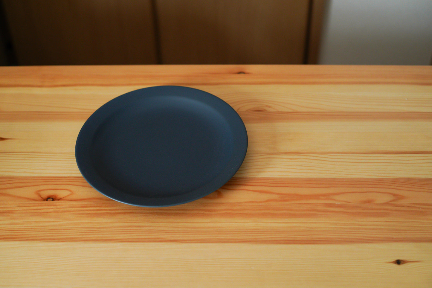 KANEAKI SAKAI POTTERY | flat 7plate / コバルト