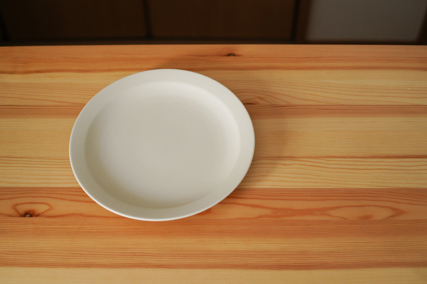 KANEAKI SAKAI POTTERY | flat 7plate / アイボリー