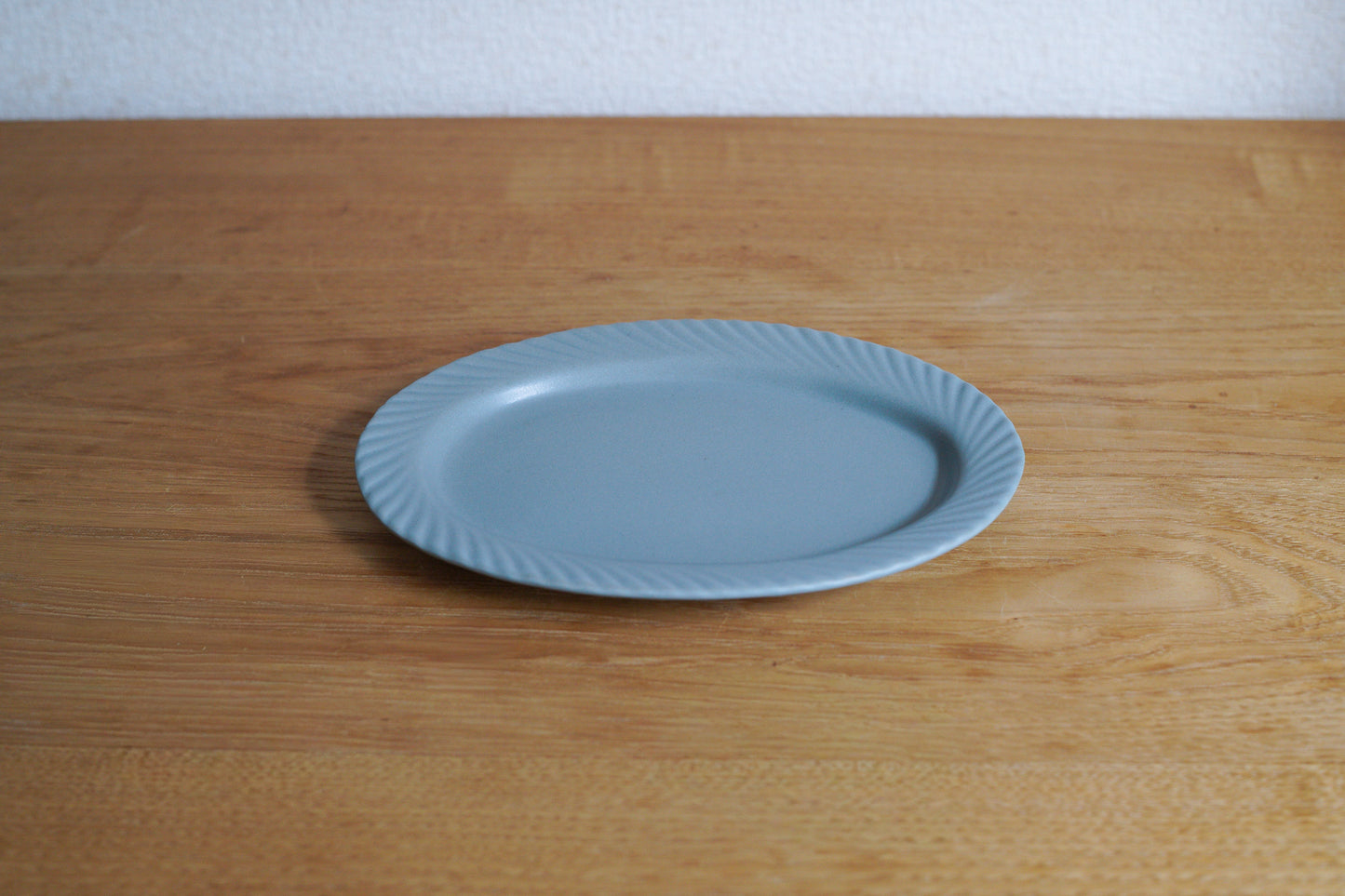 KANEAKI SAKAI POTTERY | slants oval / ブルーグレー