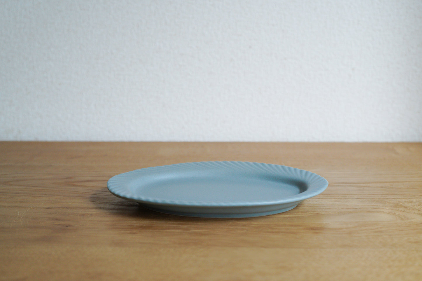 KANEAKI SAKAI POTTERY | slants oval / ブルーグレー
