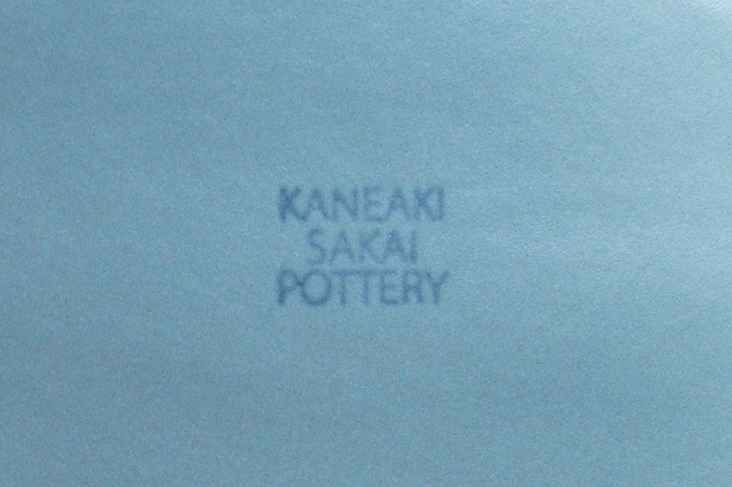 KANEAKI SAKAI POTTERY | slants oval / ブルーグレー