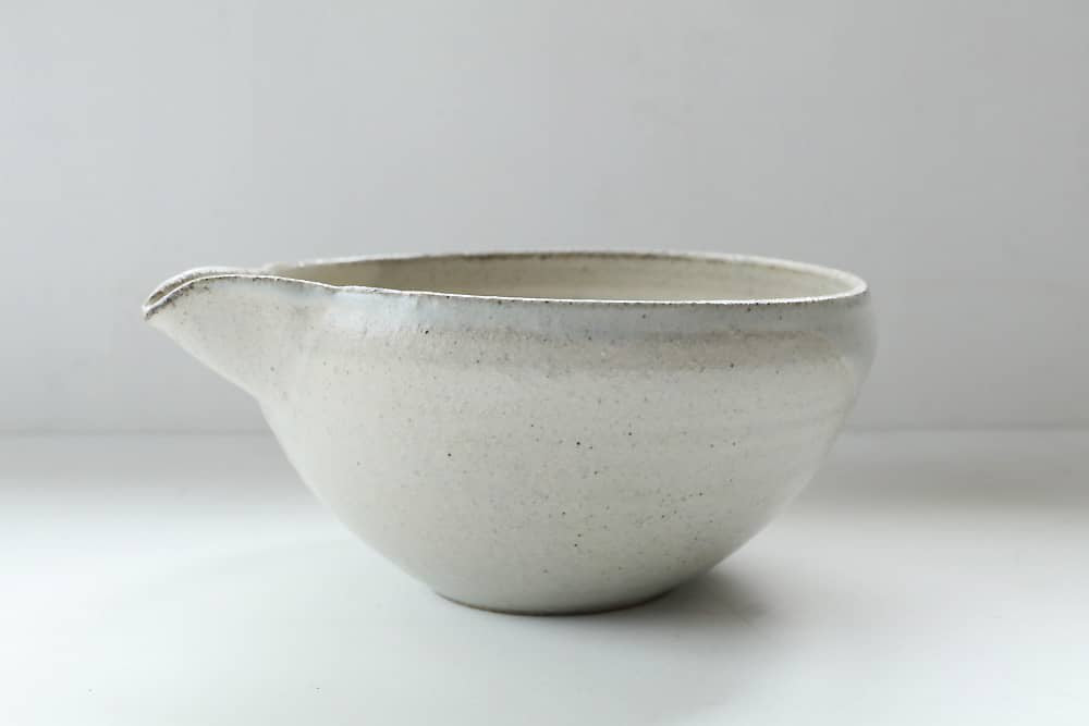 寺田昭洋  |  片口鉢 白