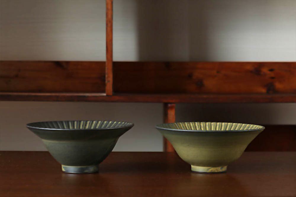 田所照美  |  リムしのぎ手鉢 - ツヤ無し