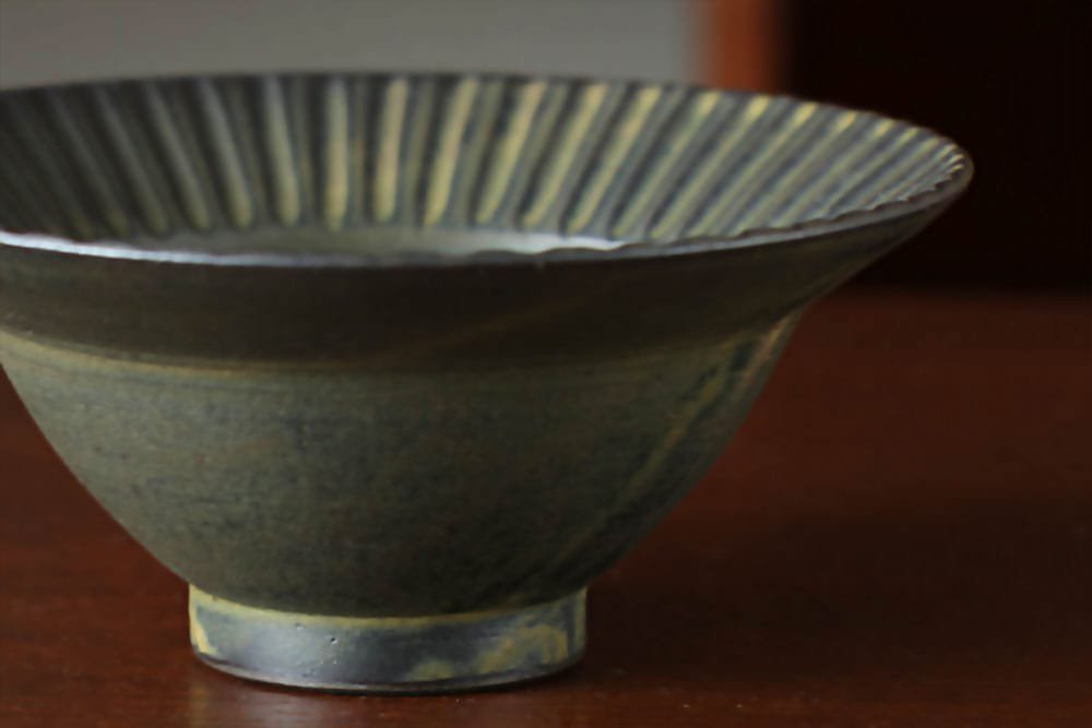 田所照美  |  リムしのぎ手鉢 - ツヤ無し