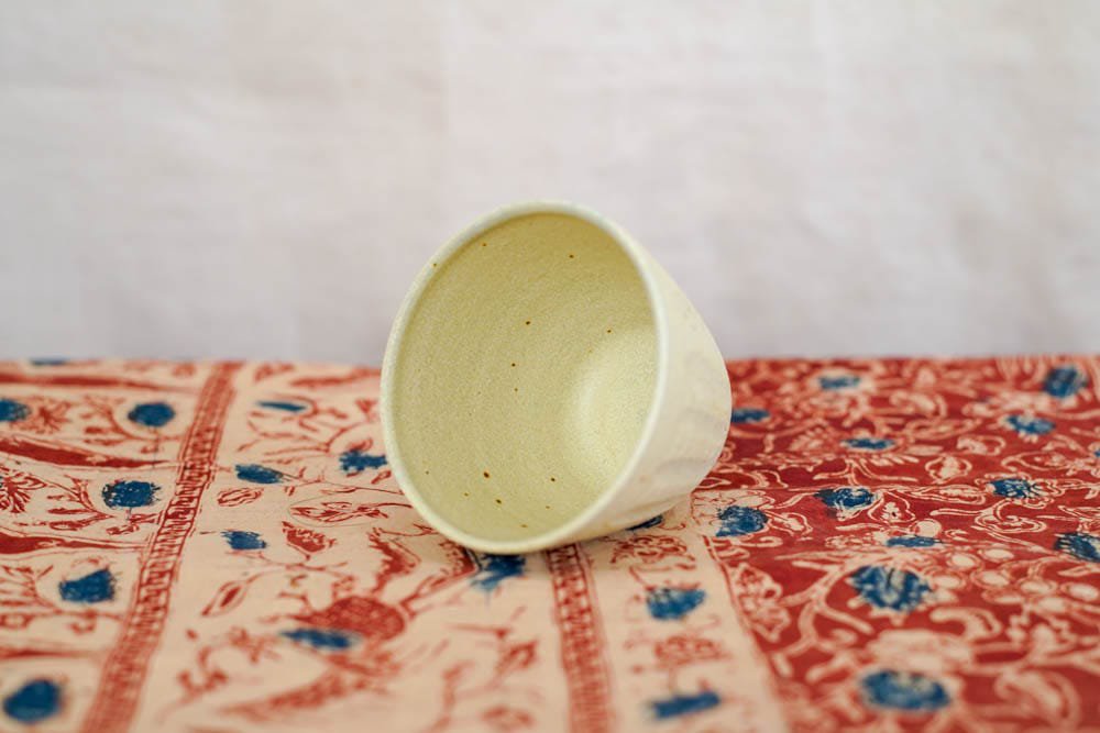 萩原千春  |  しのぎ 猪口湯のみ レモン