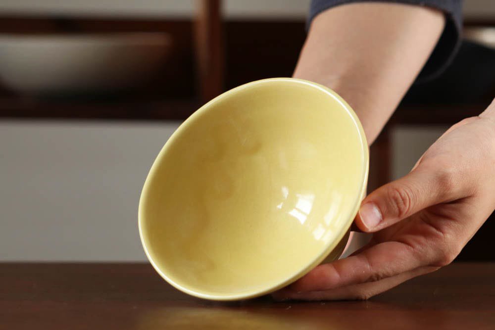 いにま陶房  |  ごはん茶碗 M (バナナイエロー)