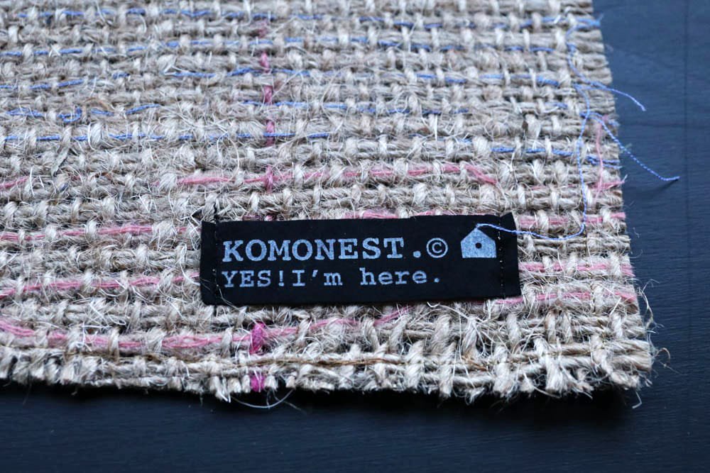 KOMONEST  |  刺繍マット L