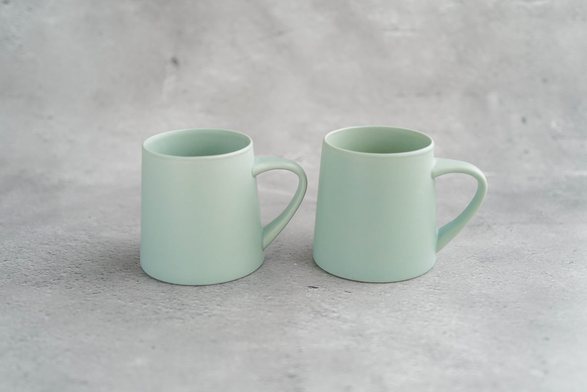 KANEAKI SAKAI POTTERY | flat mug / L / ペールブルー