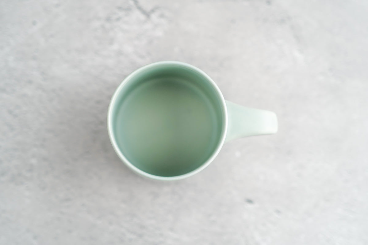 KANEAKI SAKAI POTTERY | flat mug / L / ペールブルー
