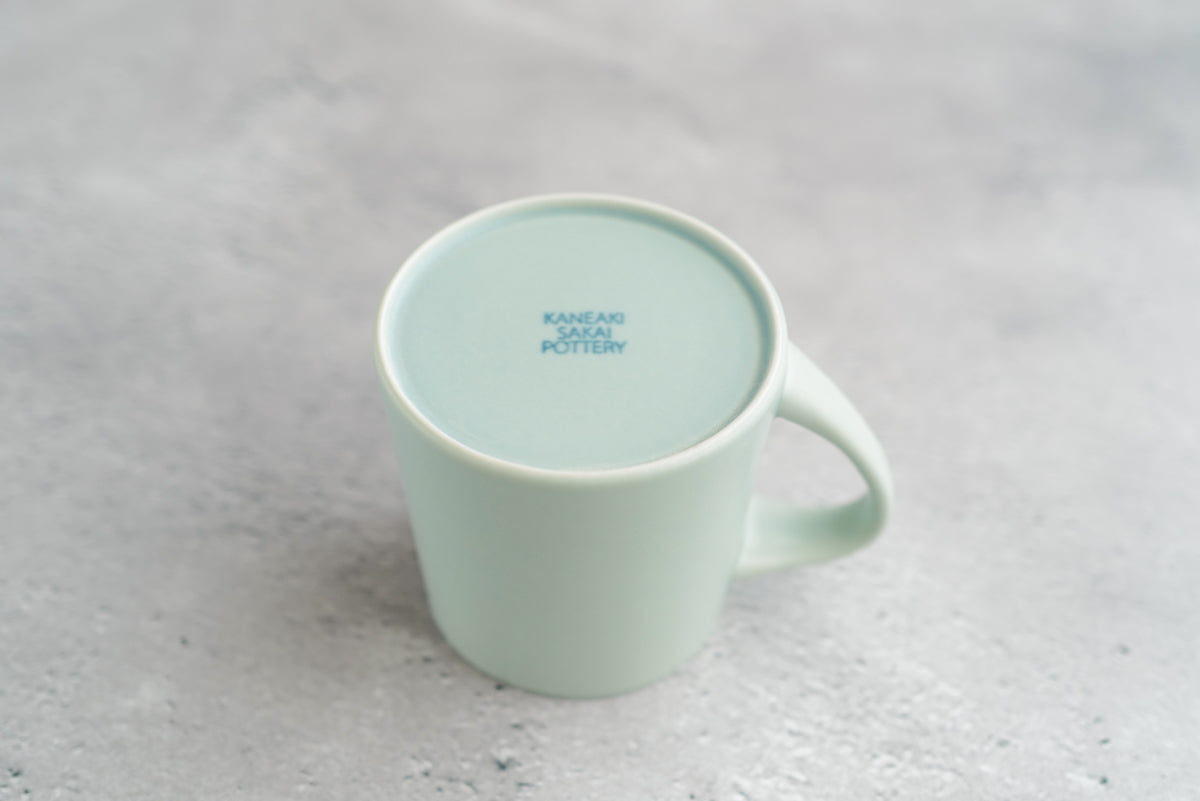 KANEAKI SAKAI POTTERY | flat mug / L / ペールブルー