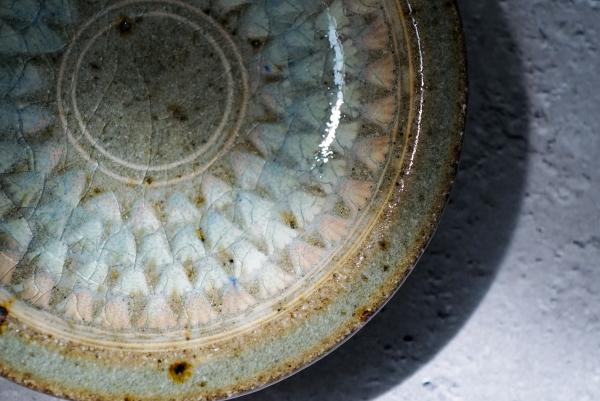 岡村宜治 | 三島手 皿 / 4寸 / タイプB